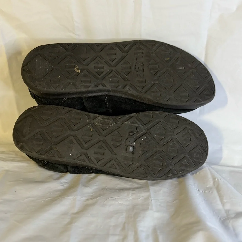 UGG Black Suede Loafers